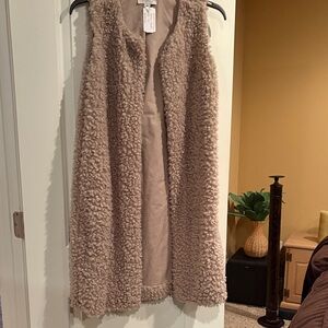 Favlux Windsor Cozy Tan Sherpa Vest